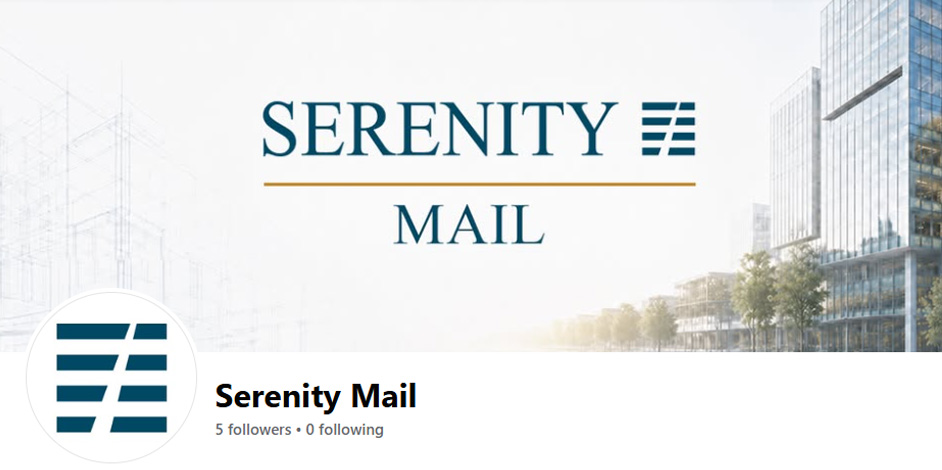 Обложка страницы Serenity Mail в Facebook